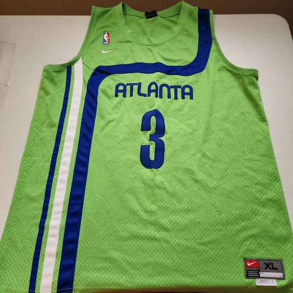 Nike Basketball Jersey Men XL Y2K Rewind Atlanta Hawks SHAREEF ABDUR-RAHIM - Picture 1 of 13